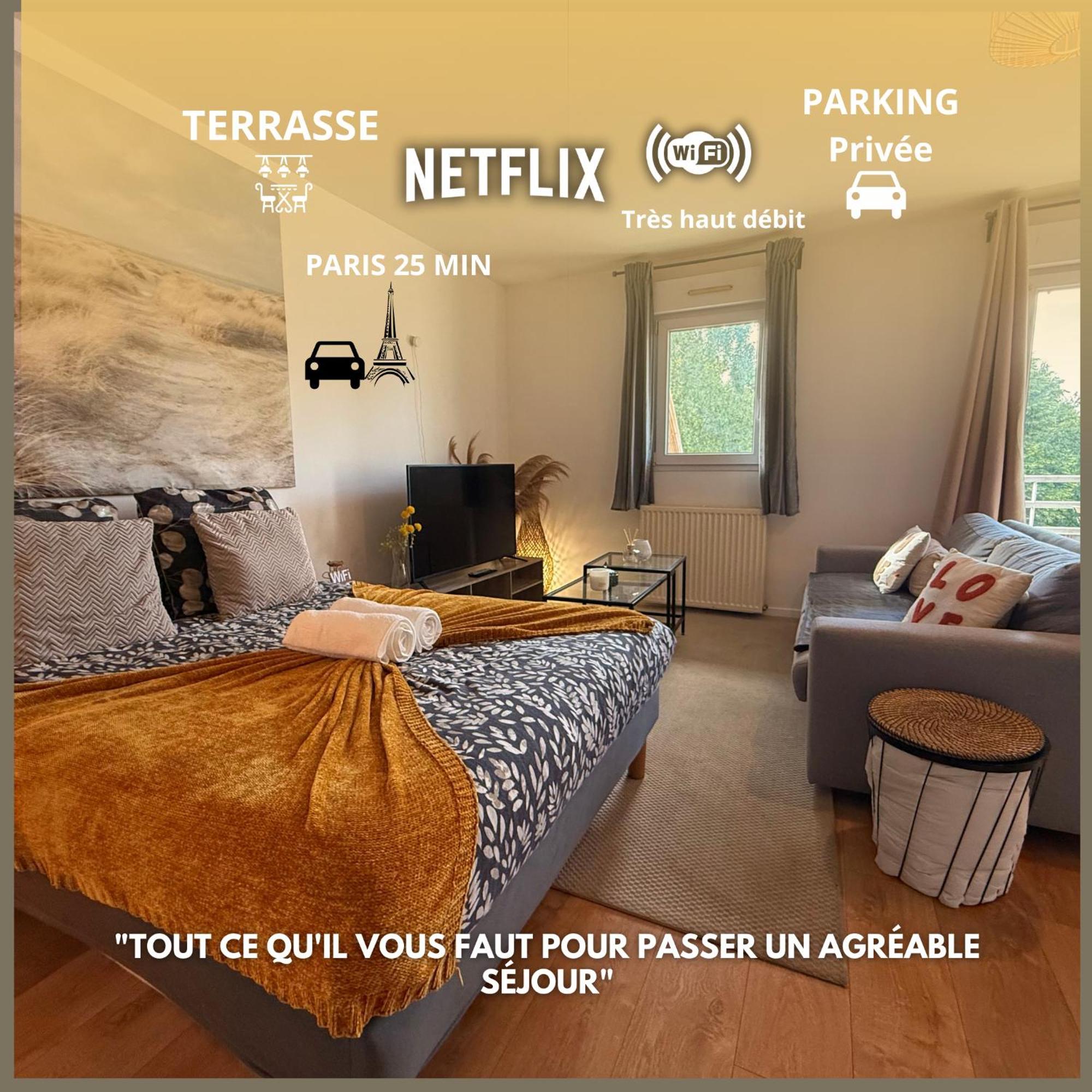 Les Dunes Studio Ideal Couple,Solo,Famille&Pro Vitry-sur-Seine Exterior foto